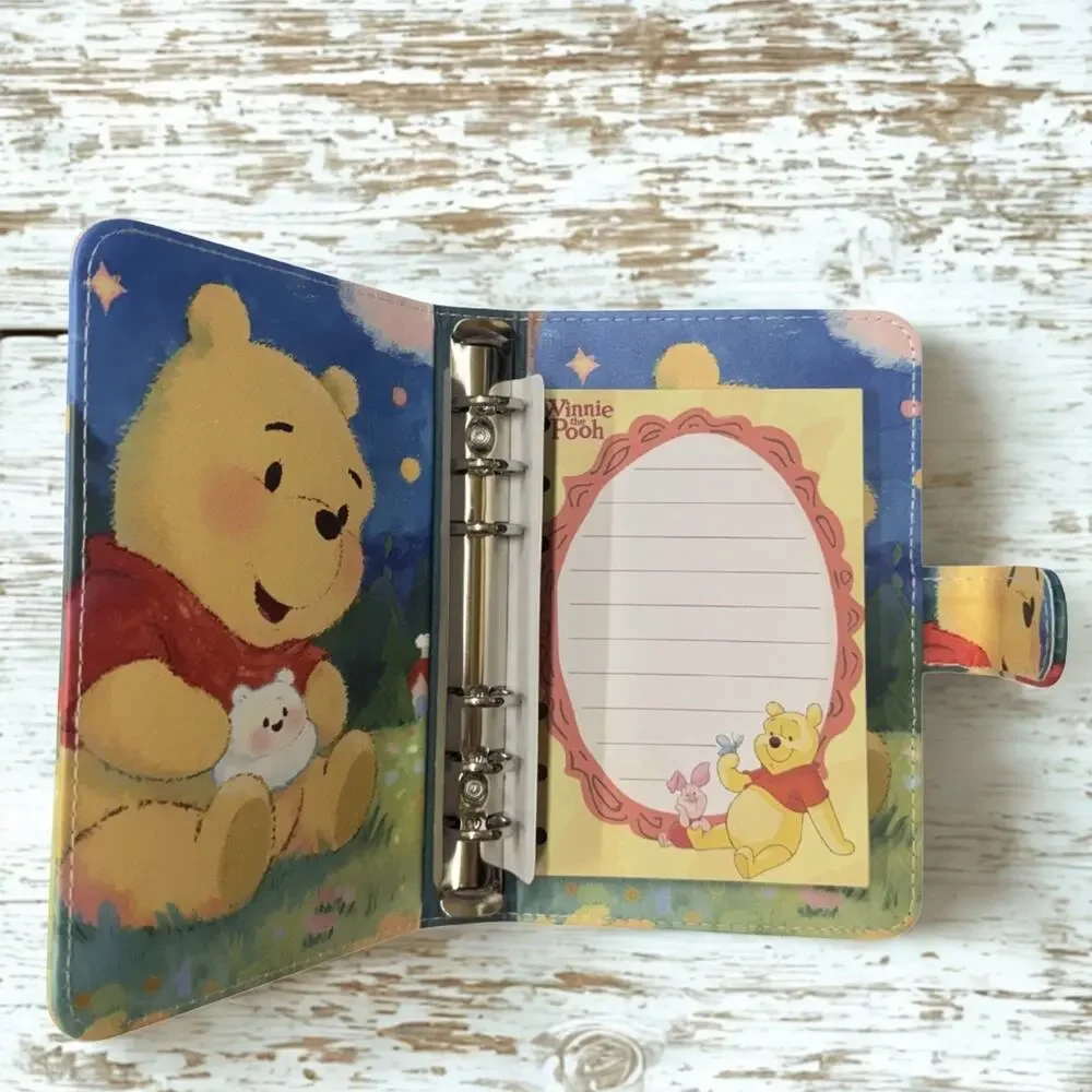 Winnie the Pooh A6 6 Ring Binder & Paper